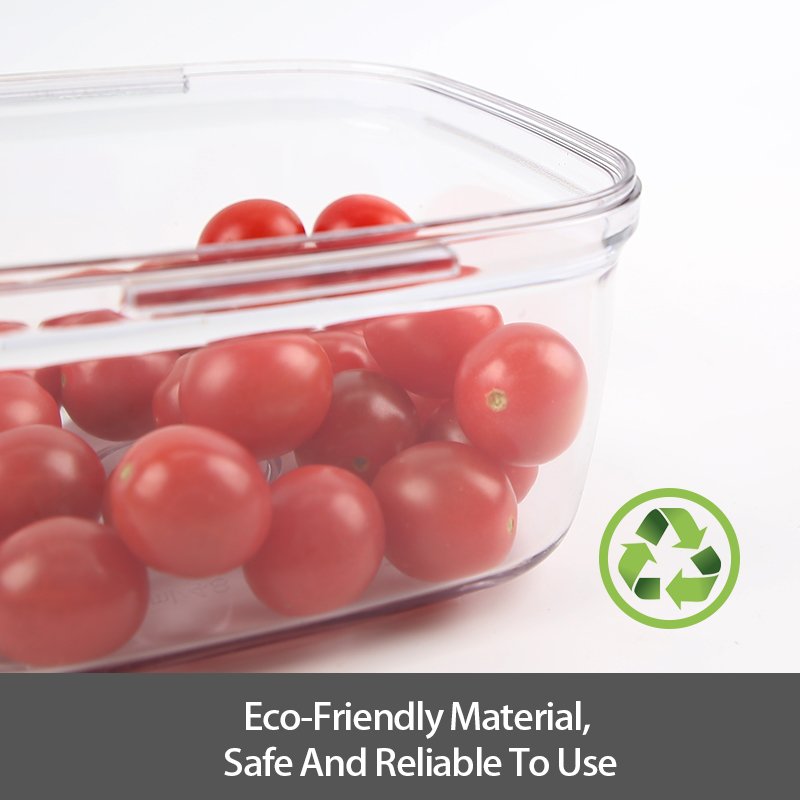Pantry Organization Food Storage Containers with Airtight Lids Set of BPA Free with automatic pump