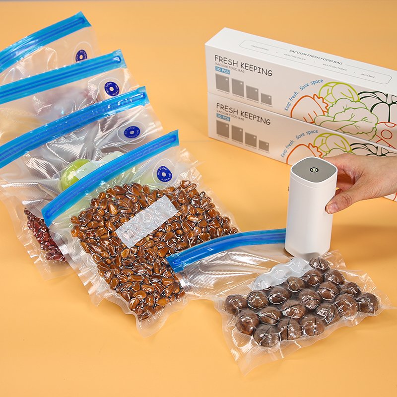 Pantry Organization Food Storage Containers with Airtight Lids Set of BPA Free with automatic pump