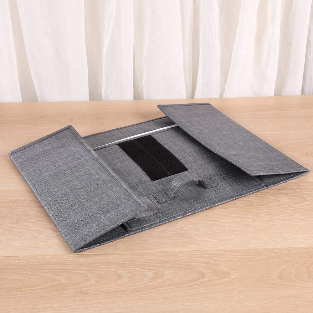 Storage box custom foldable bed sheet storage box multifunctional washable cotton and linen storage box