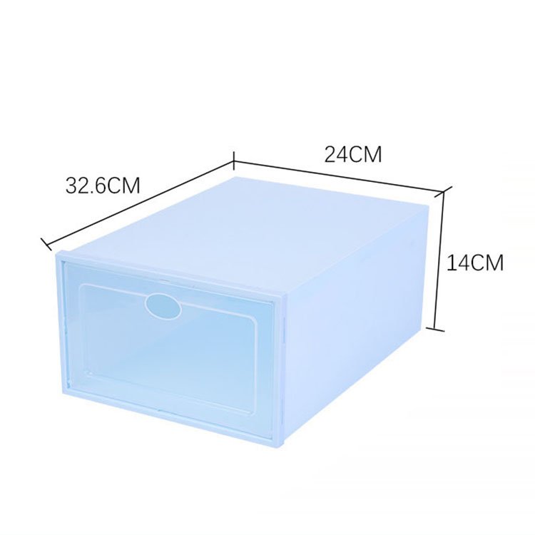 Wholesale Clear Plastic Sneaker Stackable Magnetic Shoe Storage Box Stackable Shoe Organizer