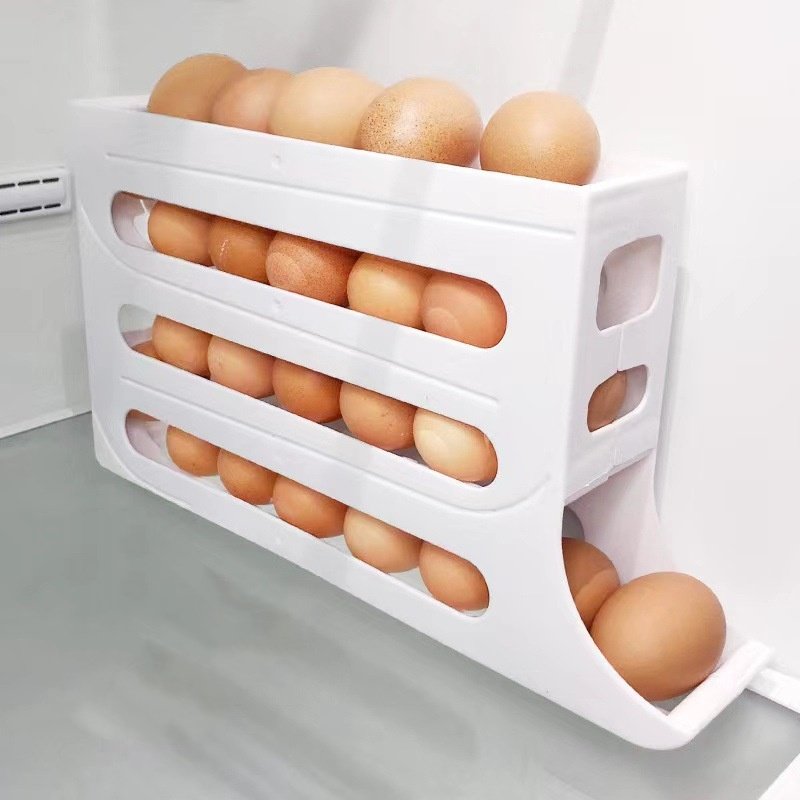 YML hot sell egg holder automatic egg storage box Refrigerator side door storage box