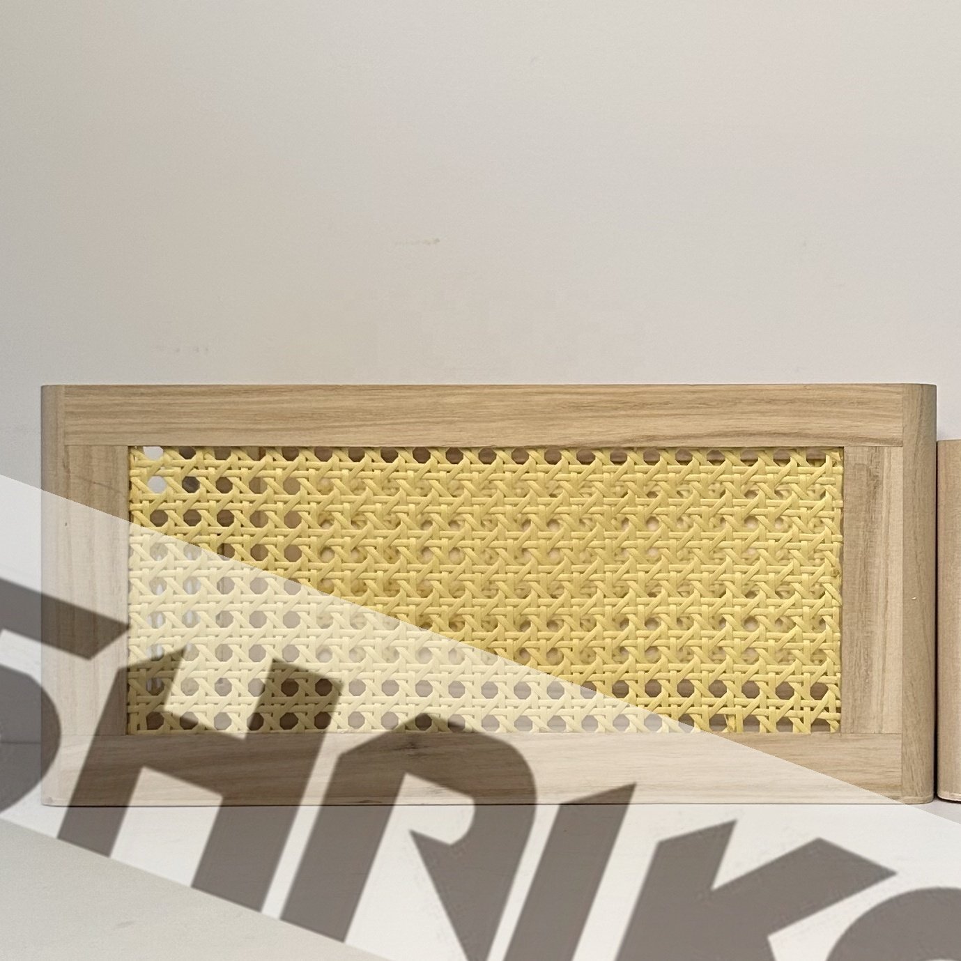 Hollow Design Solid Wood Storage Box with natural color