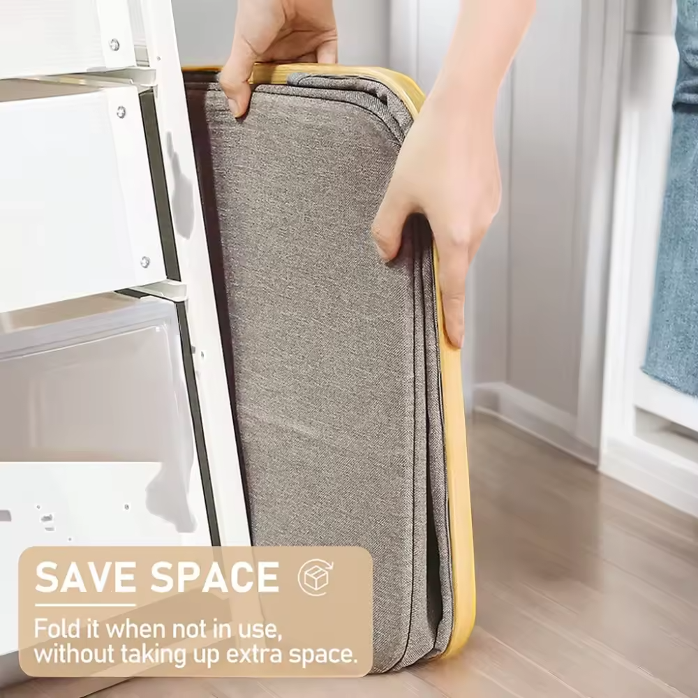 Multifunctional Laundry Bags & Baskets Cotton Storage Box for Backyard with Bathroom for Laundry and Linen Storage