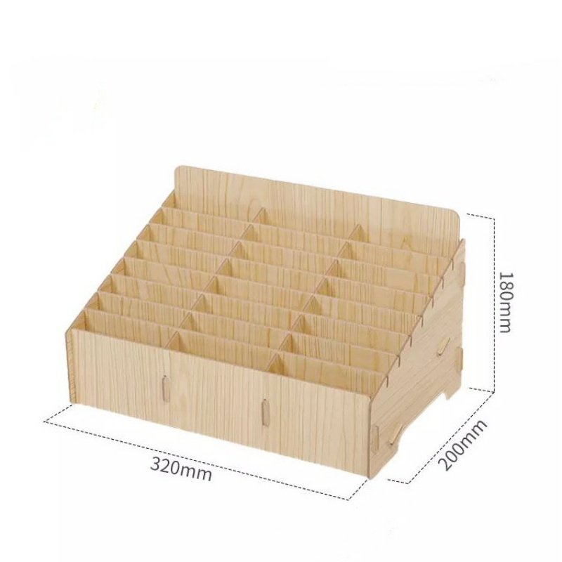 Custom Wooden High Quality Storage Box Hot Sale Large Capaity Multifunction Phone Storage Box