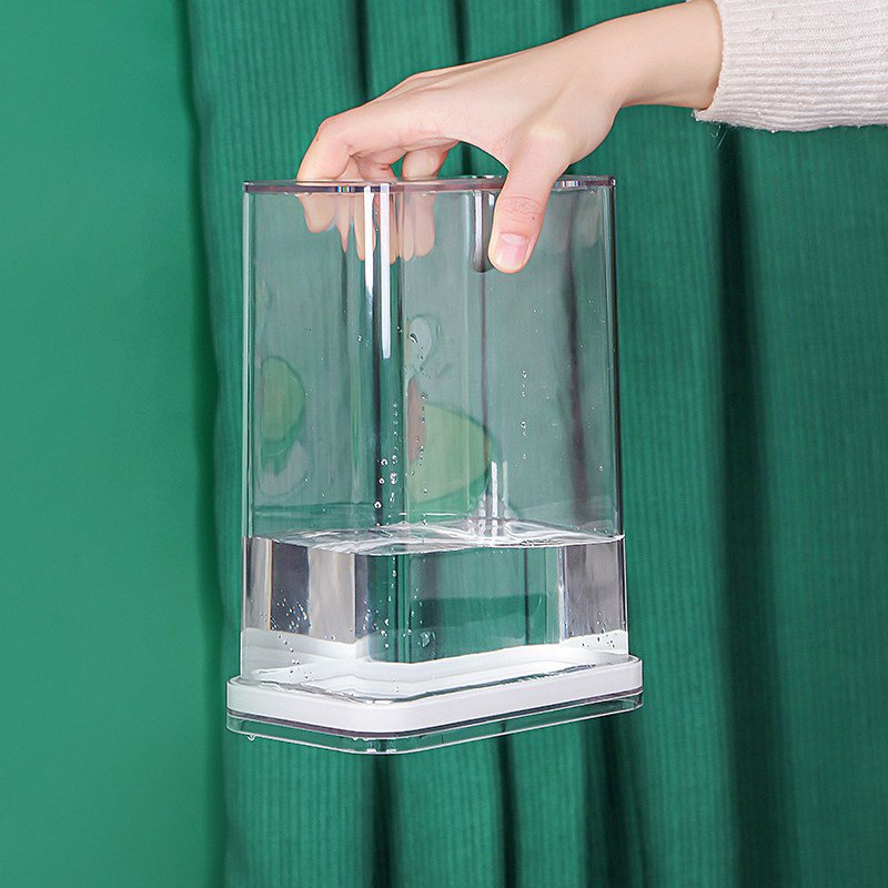 2500ML Plastic Airtight Food Storage Container Stackable Clear Kitchen Fridge Organizer