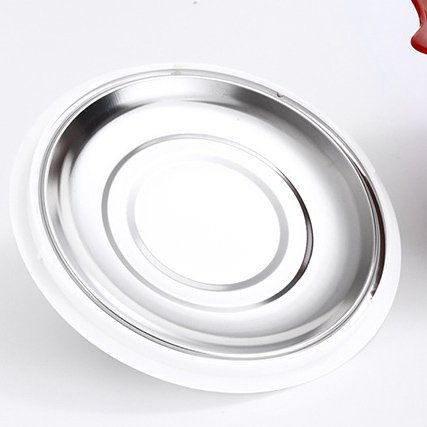 4-Piece Red Stainless Steel Food Warmer Set Insulated Hot Pot Thermo Container Casserole Metal Lunch Box Food Storage