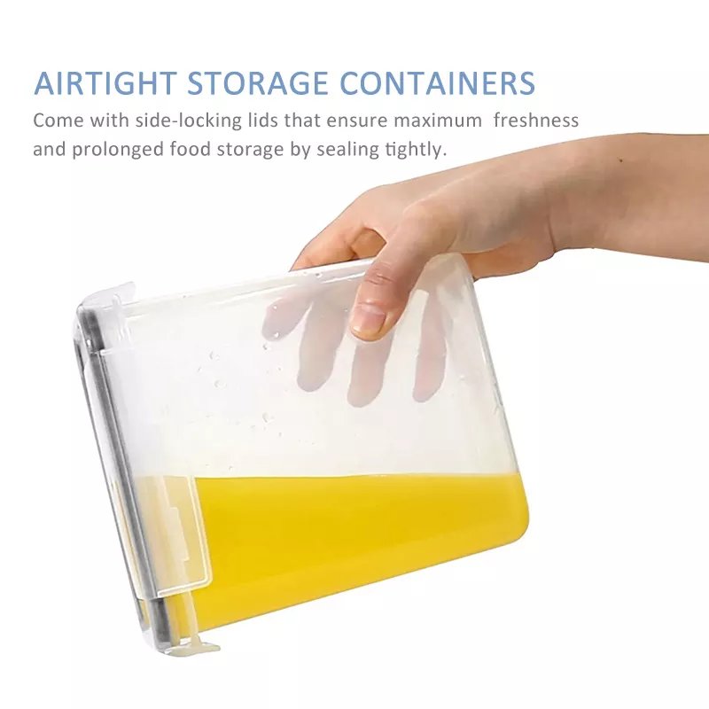 Hot Sales Food Storage Container Plastic Pantry Kitchen Refrigerator Noodle Box Multigrain Storage Tank Transparent Sealed Cans