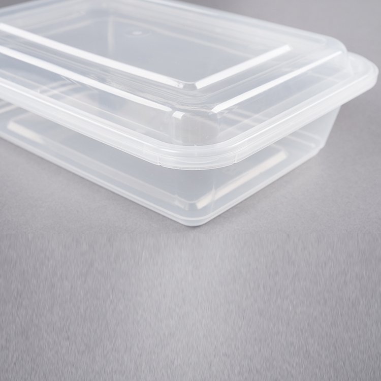 Heat Resistant Plastic Stackable Storage Container Take Out Lunchbox Disposable Food Containers With Lids For restaurant