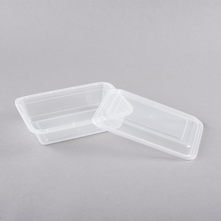 Heat Resistant Plastic Stackable Storage Container Take Out Lunchbox Disposable Food Containers With Lids For restaurant