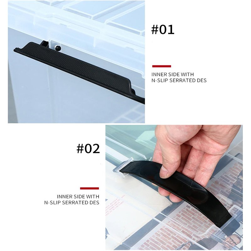 Wholesale Custom High-Quality Transparent Stackable Household Pp Plastic Storage Box