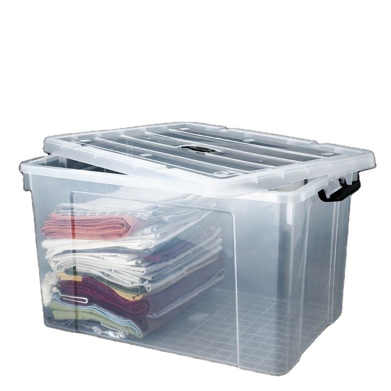 Wholesale Custom High-Quality Transparent Stackable Household Pp Plastic Storage Box