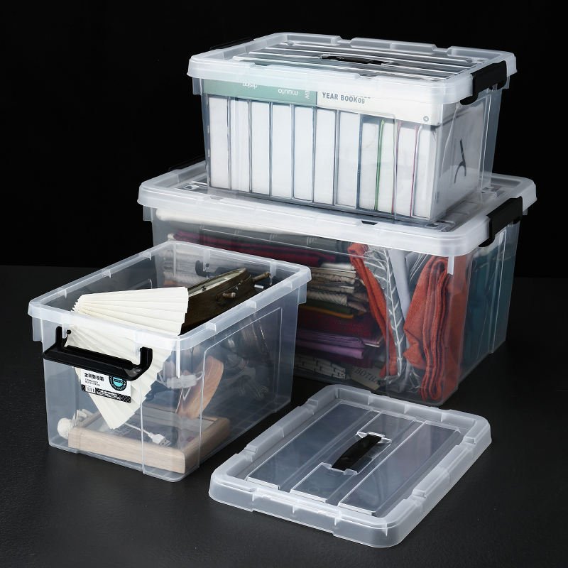 Wholesale Custom High-Quality Transparent Stackable Household Pp Plastic Storage Box