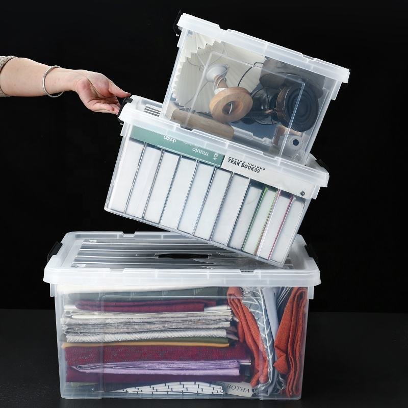 Wholesale Custom High-Quality Transparent Stackable Household Pp Plastic Storage Box