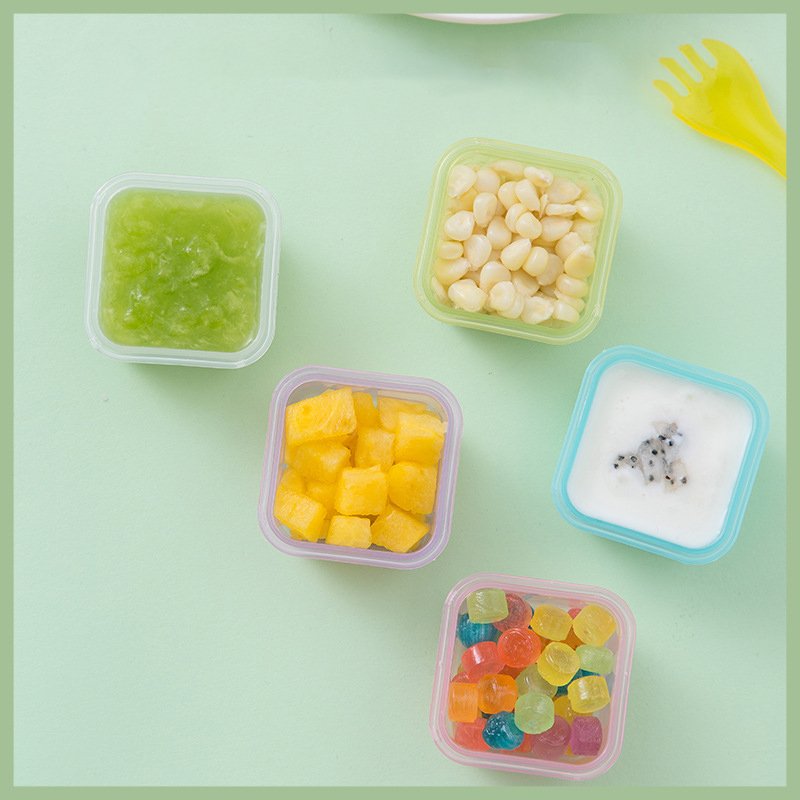 DS2098 Mini Salad Dressing Container To Go Sauce Cups Condiment Containers with Lids Small Food Storage Containers with Lids