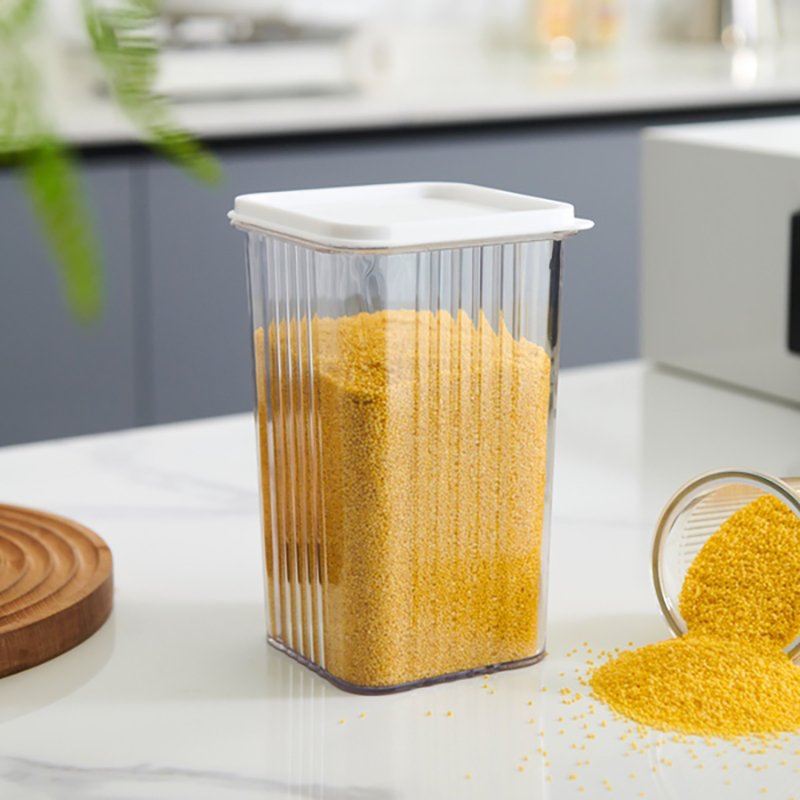 New Product Plastic Dry Food Cereal Spaghetti Storage Container with Lid