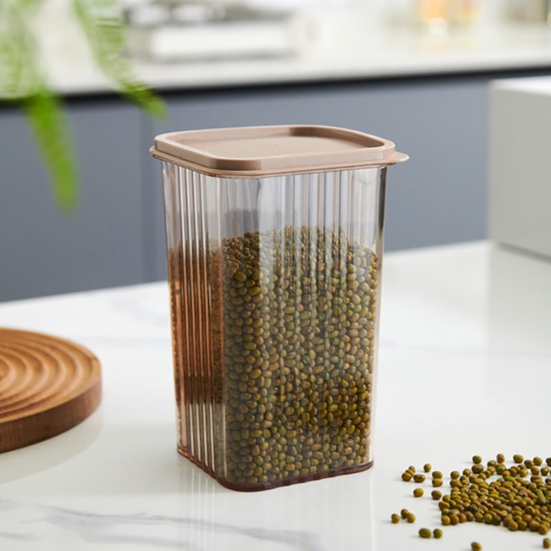New Product Plastic Dry Food Cereal Spaghetti Storage Container with Lid