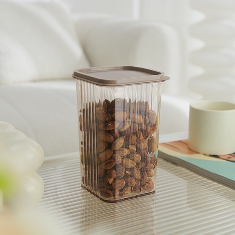 New Product Plastic Dry Food Cereal Spaghetti Storage Container with Lid