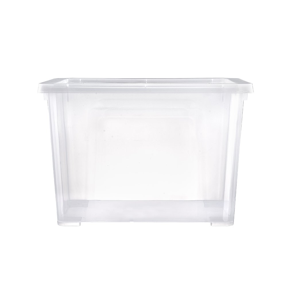 China wholesale 20L plastic storage boxes with lid for clothes