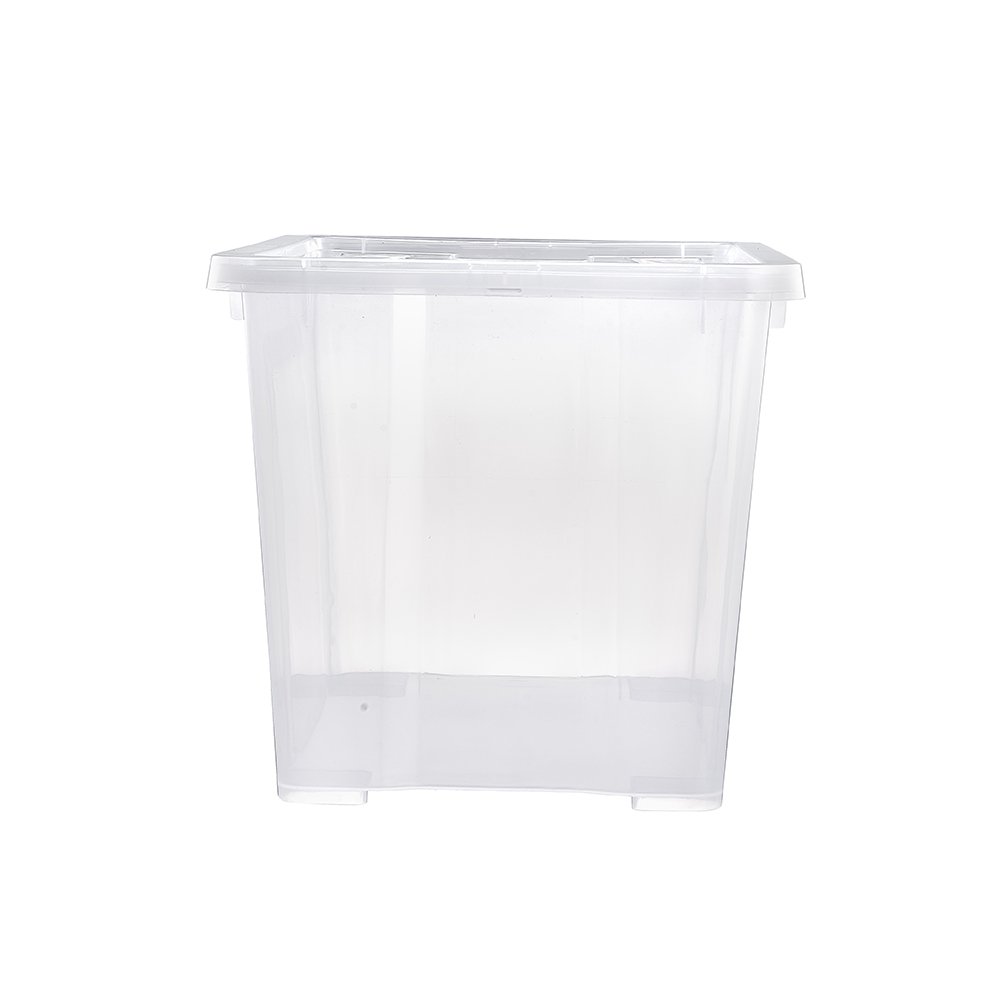 China wholesale 20L plastic storage boxes with lid for clothes