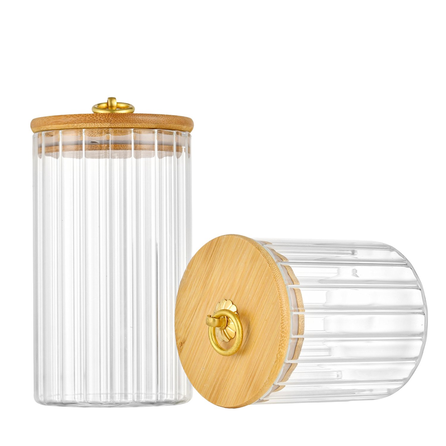 New Customize 1l Vacuum Sealed Glass Food Storage Container Vintage Airtight Storage Jar