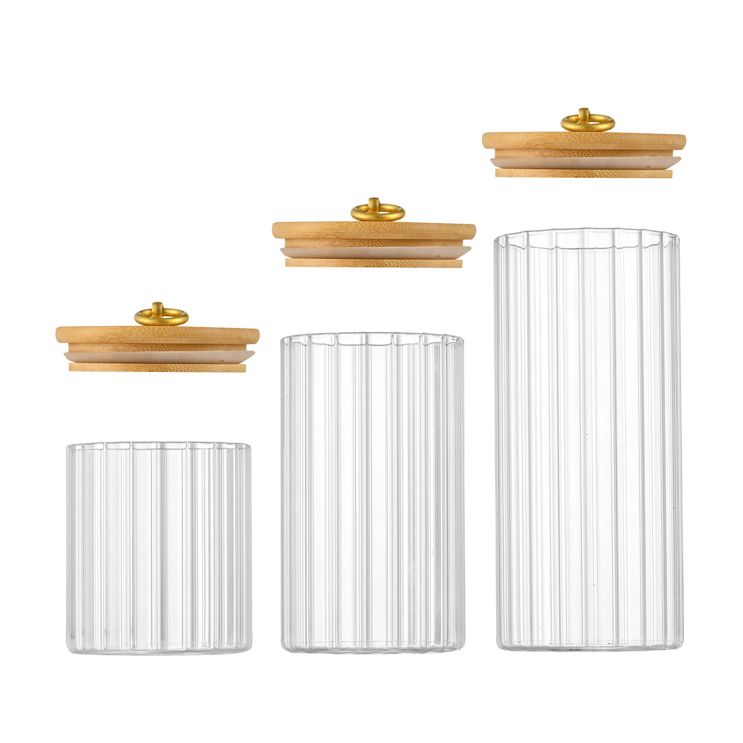 New Customize 1l Vacuum Sealed Glass Food Storage Container Vintage Airtight Storage Jar