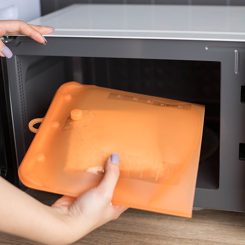 Food Bags Freshness Protection Package Containers Cooking Bag Sets Reusable Freezer Silicone For Sous Vide Liquid Snack