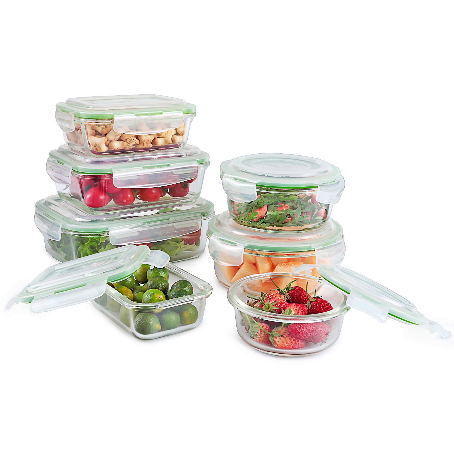 Glass Vacuum Container Borosil storage food Lunch Box