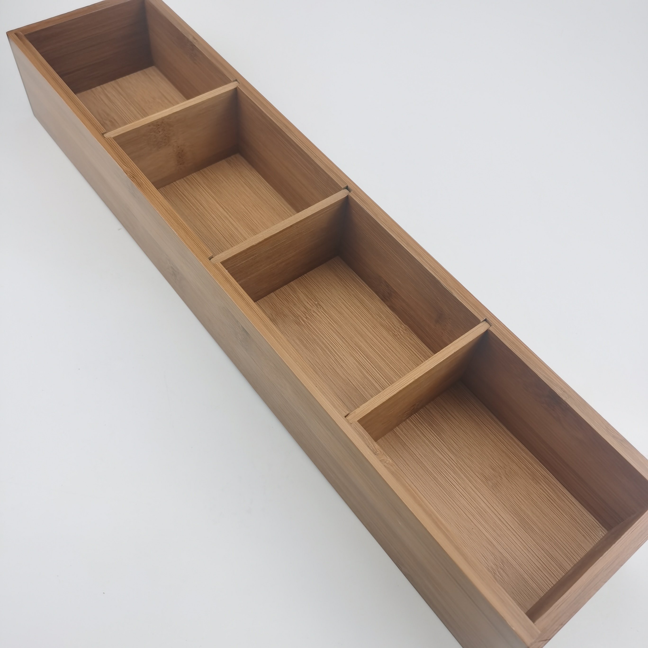 2022 hot sale 3 in 1 Bamboo and wood kitchen food storage bag storage rack baffle movable and detachable storage Box