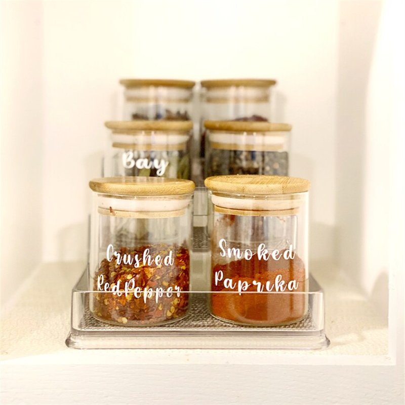 Kitchen mason jars glass 500ml borosilicate glass jars with lids food storage containers set with lids