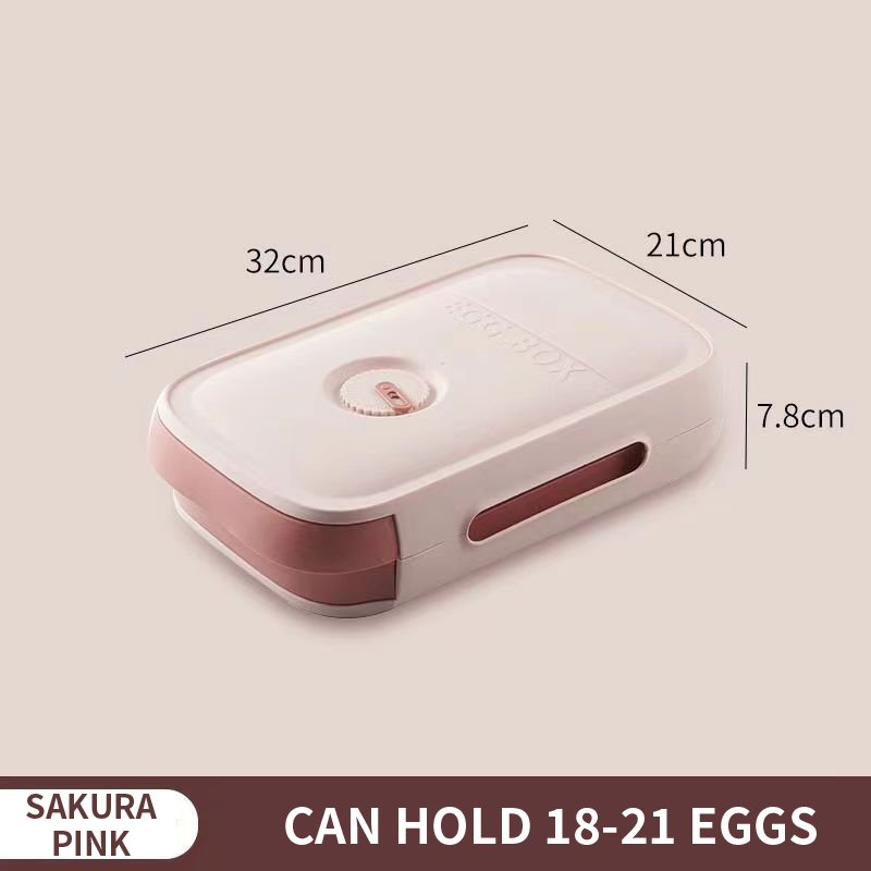 Egg Box Drawer Refrigerator Storage Box Egg Holder Boxes Plastic Kitchen Storage Egg Tray with Lids