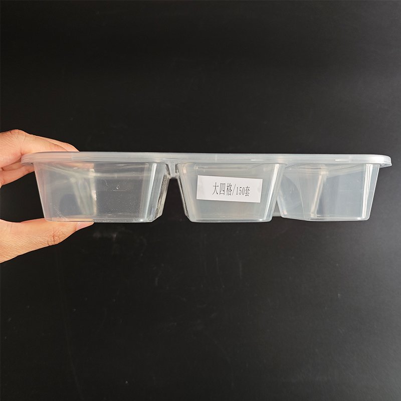 150pcs 40oz Reusable Meal Prep Containers Microwave Safe Square Take Out Prep Food Storage Containers with Lids