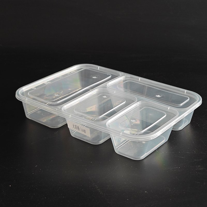 150pcs 40oz Reusable Meal Prep Containers Microwave Safe Square Take Out Prep Food Storage Containers with Lids
