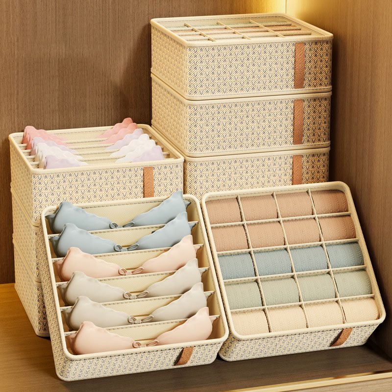 Best-selling portable designed clothes storage drawer basket Non-woven storage box for storing socks and underwear