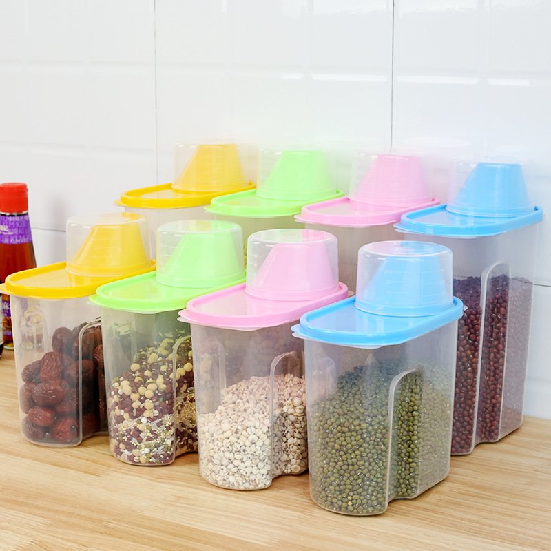 Eco-friendly Kitchen Food Storage Box Multi-purpose Storage Case Grain Storage Tank