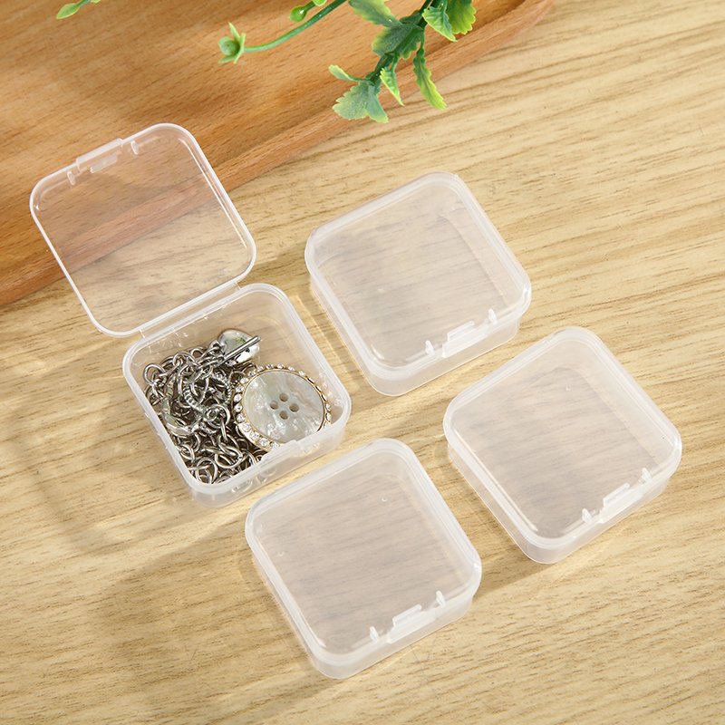 Wholesale earplug box Transparent plastic storage box beaded nail sheet hardware tools accessories pp storage box