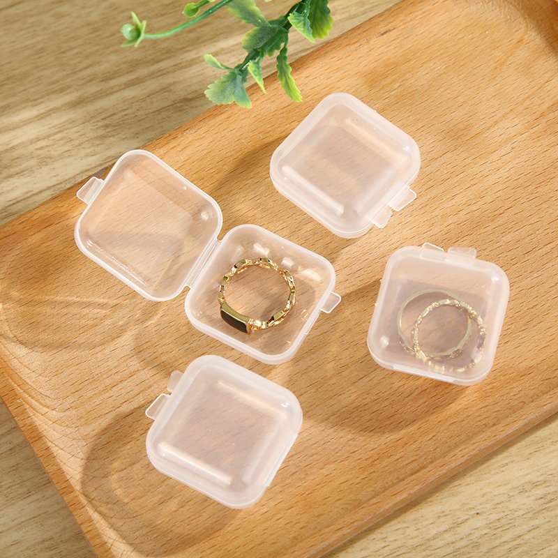 Wholesale earplug box Transparent plastic storage box beaded nail sheet hardware tools accessories pp storage box
