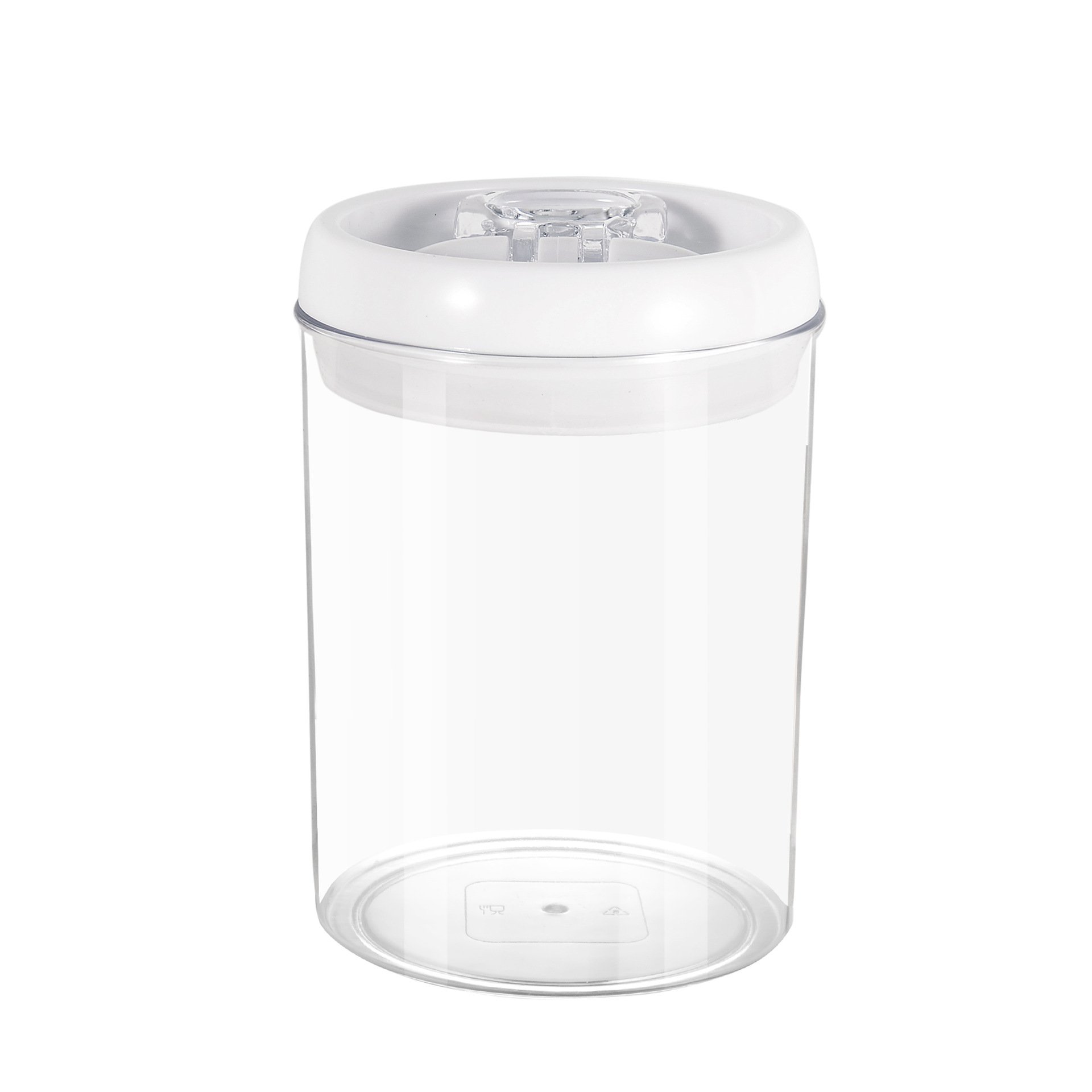 Round sealed container Kitchen supplies storage container grains cereals transparent plastic storage box