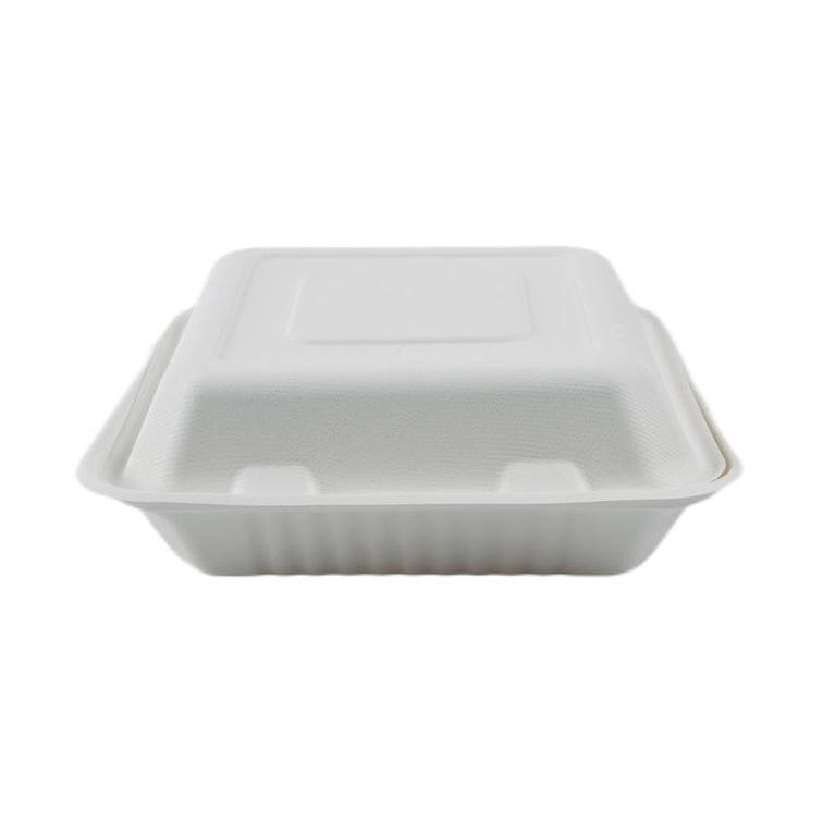 Paper Boxes Recyclable boite repas bento Microwavable Kid Packing Box Macaron Portable With Dividers Kraft Mfpp Food Container