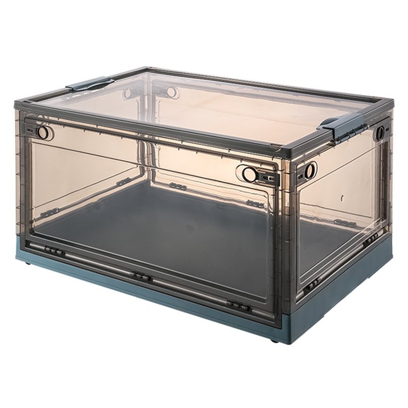 Five-door clothes storage box household toy sundries sorting box transparent foldable wardrobe storage plastic box