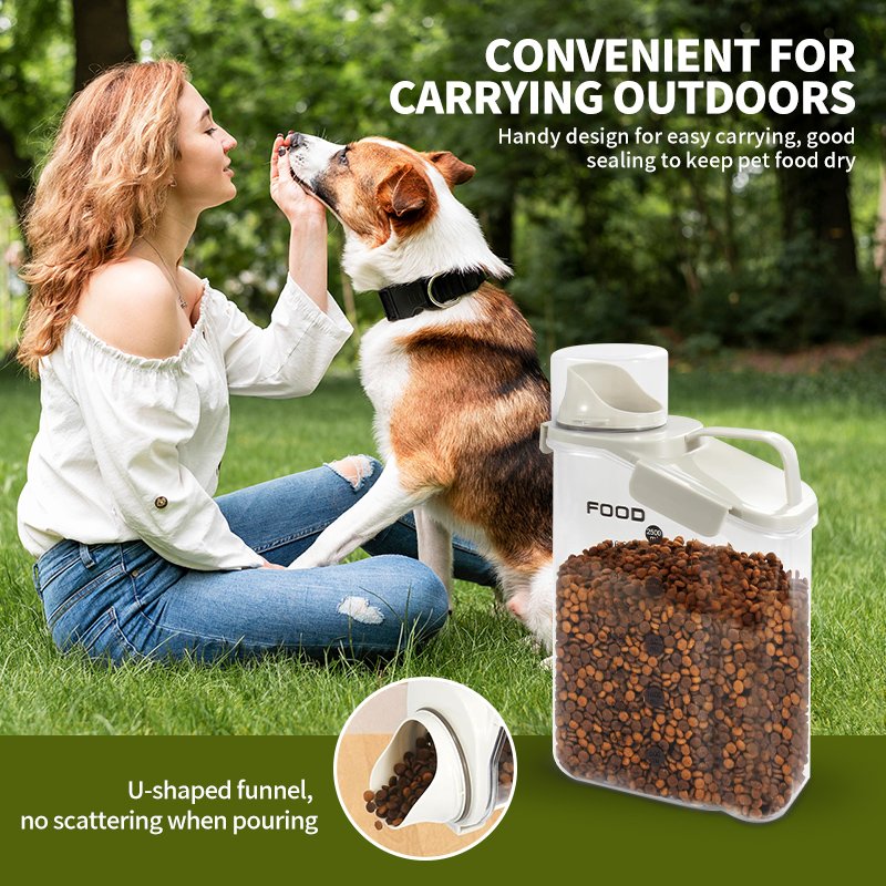 pet dog food storage container box12kg Pet Supplies Cat Feeder Drinking Bowl pet dog food rice storage container