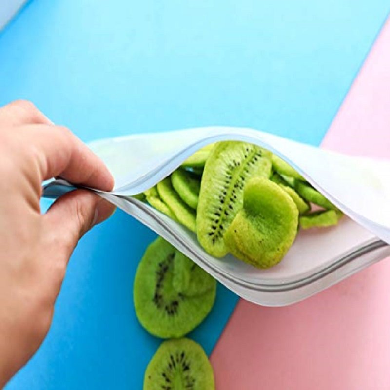 Peva Food Storage BPA Free Leakproof Reusable Freezer Bags for Meat Fruit Vegetable