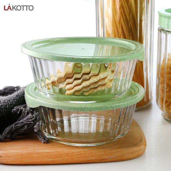 Best cheap mini airtight cylinder food candy containers mix glass storage jars glass bowl with PP lid