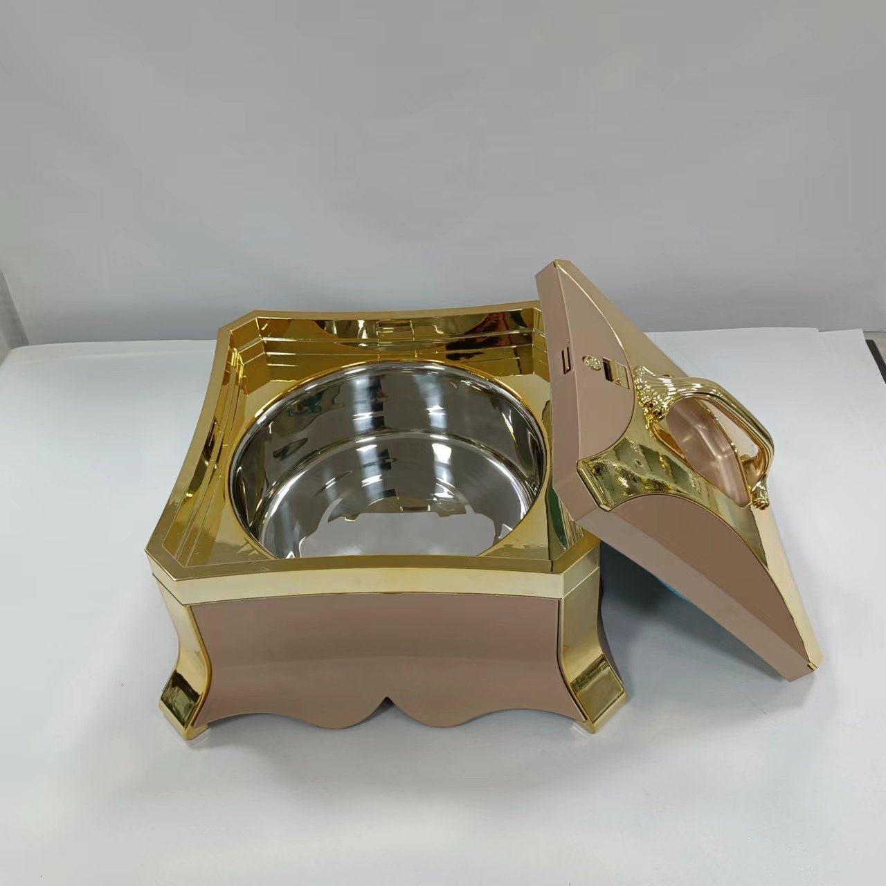 4L 5L 6L big size Stainless Steel Keep Warm Food Storage Insulation Container Casserole For Kitchen