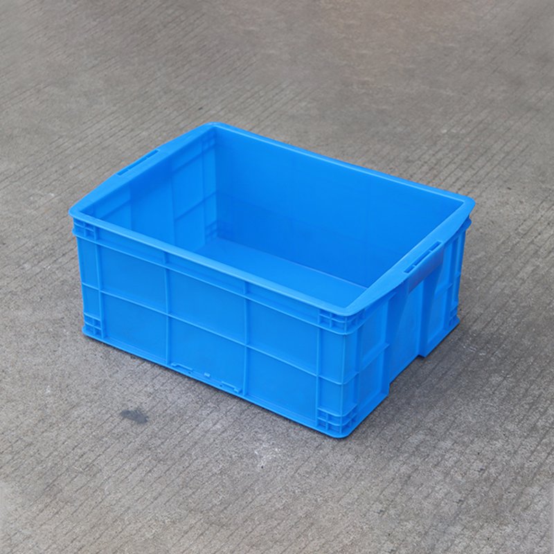 High Quality Stackable Solid Plastic Logistic Storage Crate 465*350*220mm Turnover Box For Efficient Storage Solutions