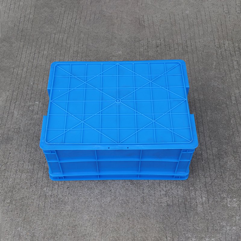 High Quality Stackable Solid Plastic Logistic Storage Crate 465*350*220mm Turnover Box For Efficient Storage Solutions