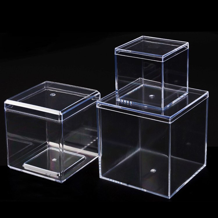 Custom Elegant Fancy Transparent Perspex Candy Storage Box Clear Acrylic Food Container Acrylic Dish Acrylic Storage Box