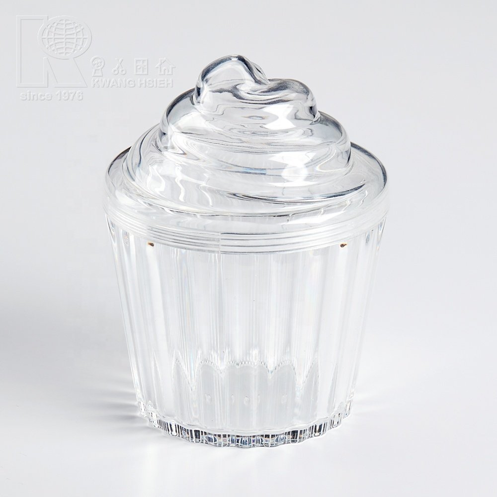 Kwang Hsieh Cup Cake Style Plastic Clear Storage Box