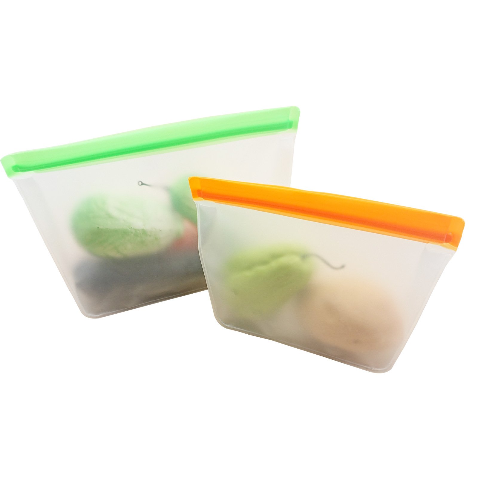 Reusable Storage Bag BPA Free Leak-proof Freezer EVA storage food Bags