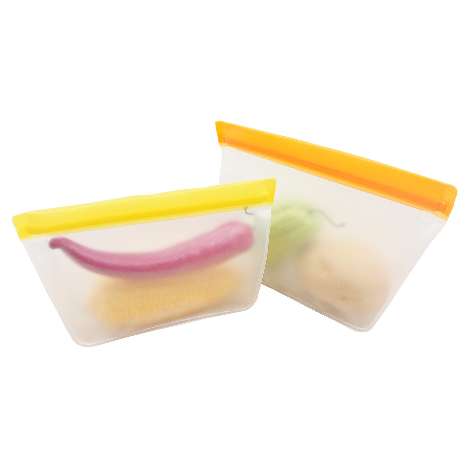 Reusable Storage Bag BPA Free Leak-proof Freezer EVA storage food Bags