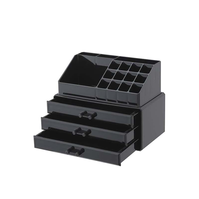 Multifunction table cosmetic storage box plastic cosmetic case makeup storage case
